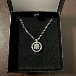 Bloomingdale’s - Round Halo Pendant Necklace (fashion Jewelry)