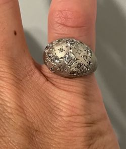14k Antique 20 Natural OldMine Cut Diamond Dome Ring-90042-Firm
