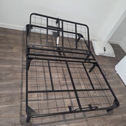 Adjustable Metal Queen Bed Frame