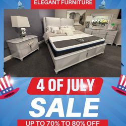 4 Pc King Bedroom Set 