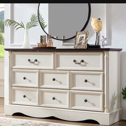 Brand new luxury farmhouse, eight dresser drawer for $160
