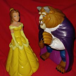 Vintage Disney Beauty & The Beast Pair