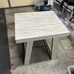 Ashley Furniture Light Gray End Table