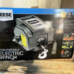reese towpower 1 ton portable electric winch manual