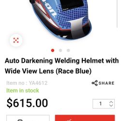 Snap On Auto Darkening Welding Helmet