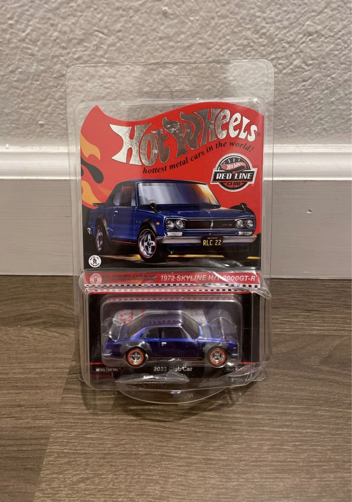 Hot Wheels 2022 RLC Club Exclusive Membership 1972 Skyline H/T 2000GT R