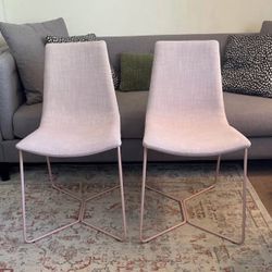 2 West Elm Slope Dining Chairs