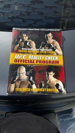 UFC 59 Program With Autographs
