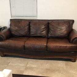 Leather Couch 