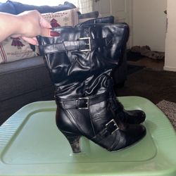 Wide Calf black boots