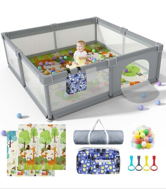 Baby Play Pen 79"×71"