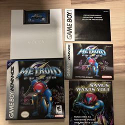 Metroid Fusion For GBA CIB