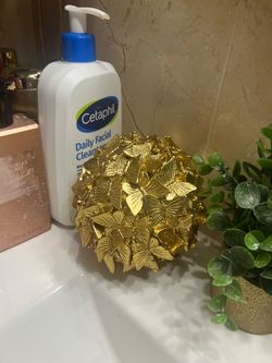Gold Butterfly Decorative Ball