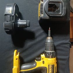 DeWalt Charger, Battery & Cordless Drill