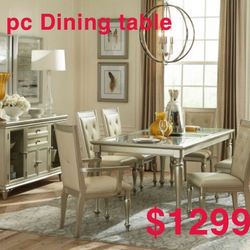 7 Pc Dining Table 