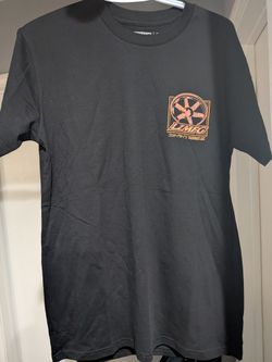 LZMFG Racing " Pursuit Of Perfect R34 " Black T Shirt Purple Bronze (Medium)