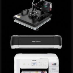 Cricut X Heat Press X Printer 