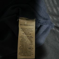 Navy blue Burberry polo 