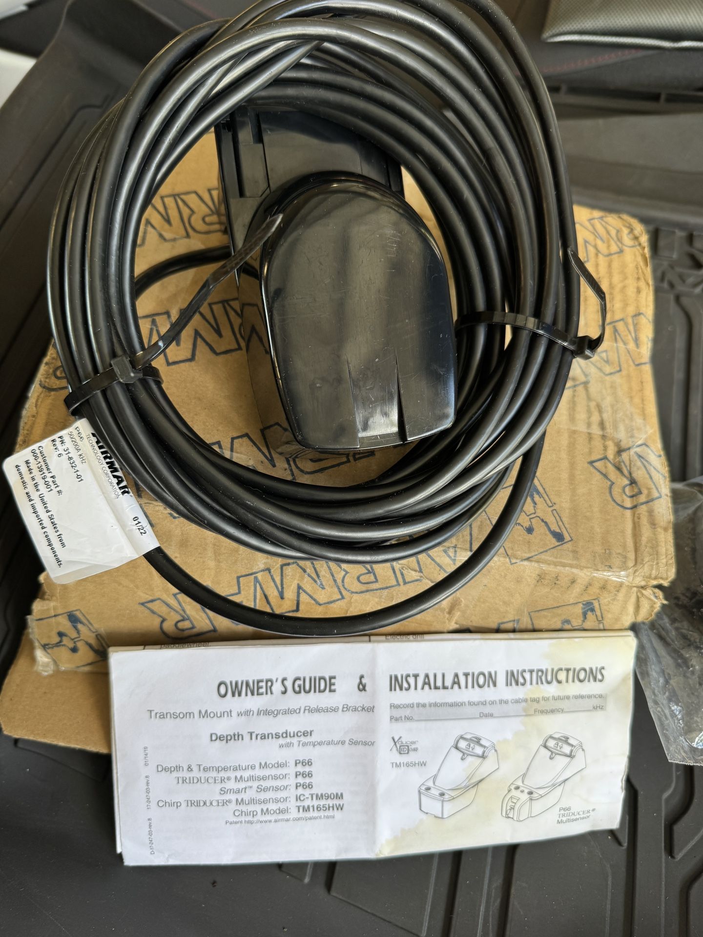 Airmar P66 Transducer For Lowrance / Simrad 