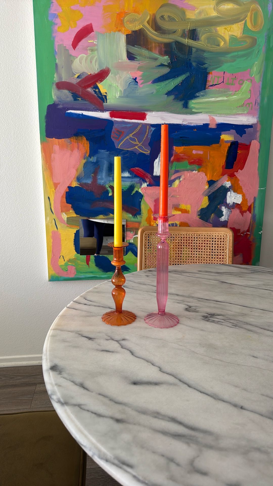 Glass Candle Holders 
