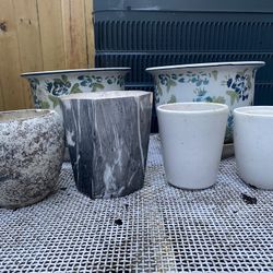 Small To Medium Pots 