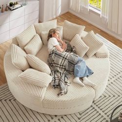 78 in round Chaise Lounge