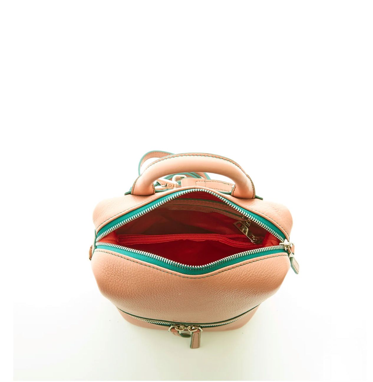 SUSU Ashley Small Pink Leather Backpack Purse