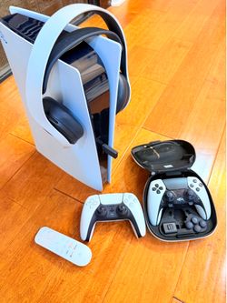 PlayStation 5 with pro controller and extras