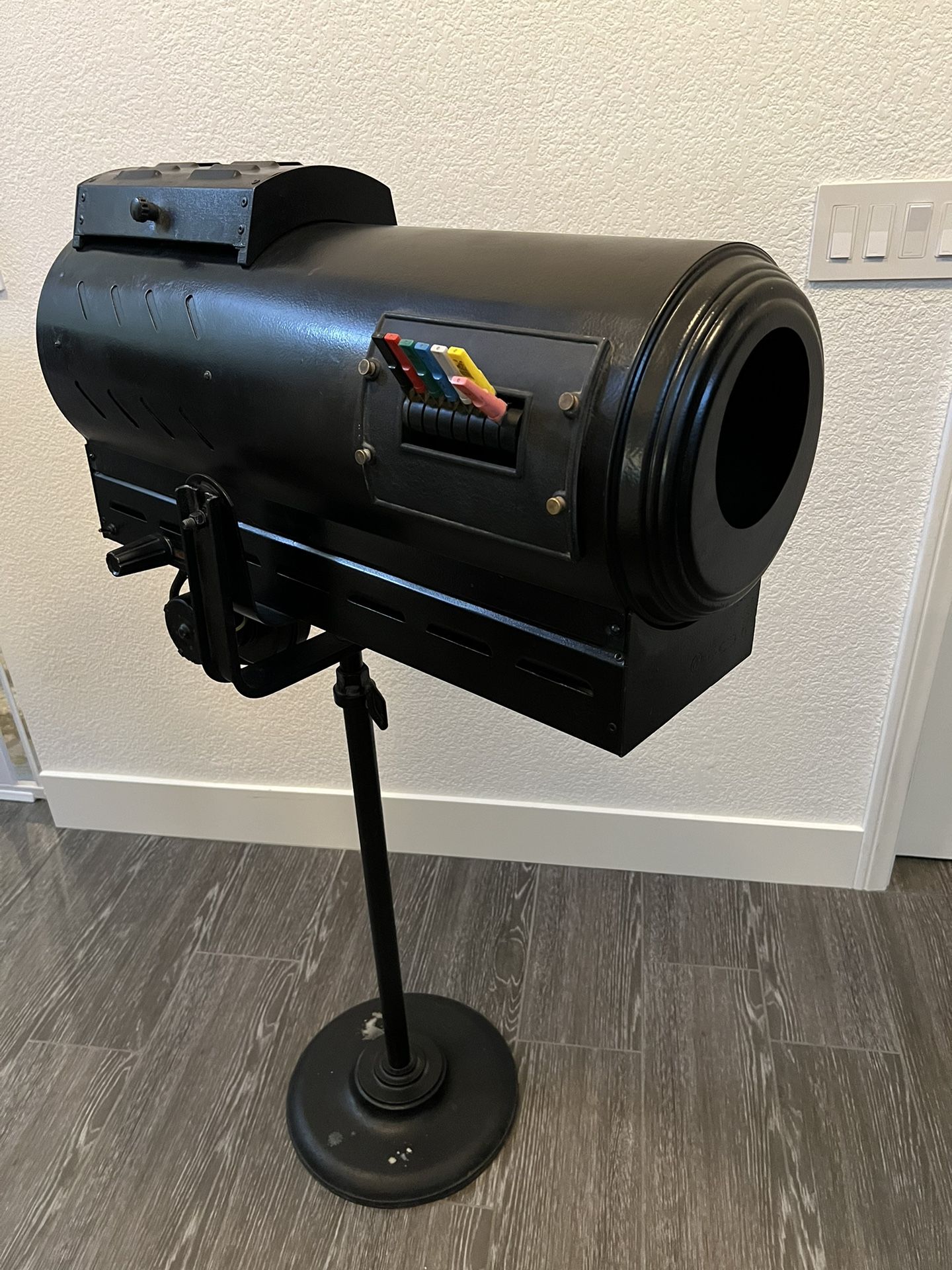 Vintage Theatrical Spotlight, Spot Light, Follow Spot