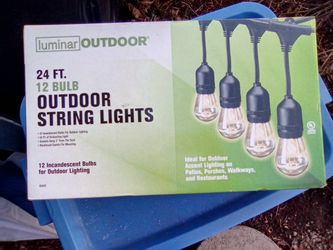 Luminar Outdoor String Lights