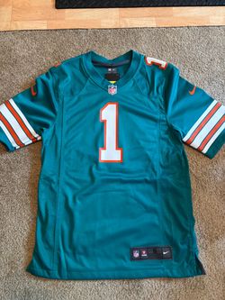 Tua Tagovailoa Miami Dolphins Nike Alternate Game Jersey - Aqua Small