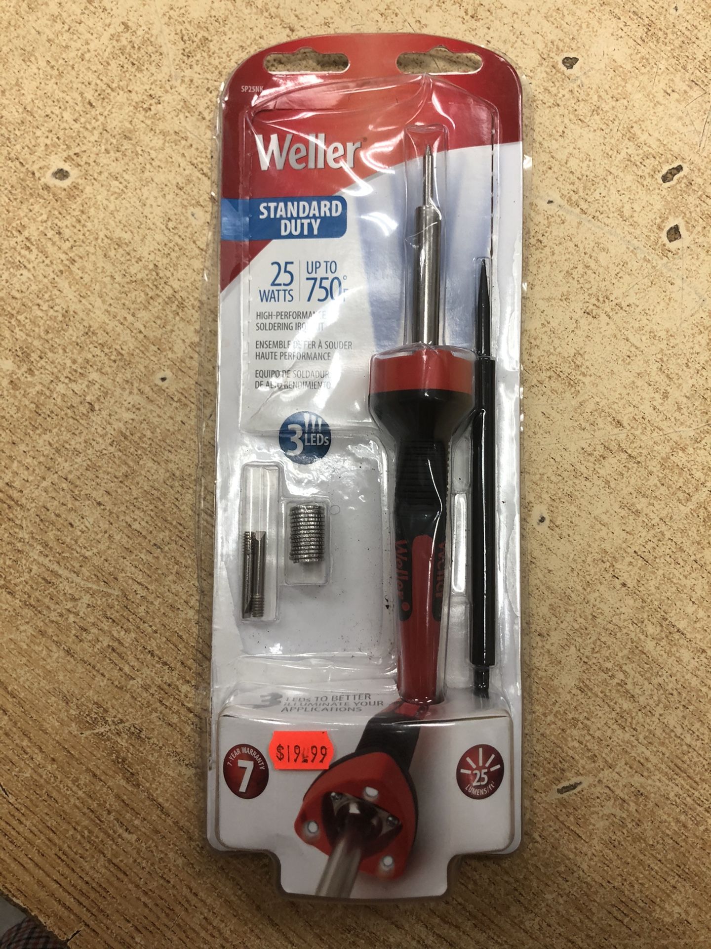 *BRAND NEW* Weller SP25NKUS 25-Watts Standard Duty Soldering Iron Kit