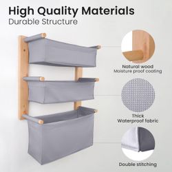 Wall mounted storage basket (Open Box)