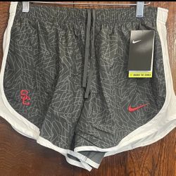 Nike USC Trojans Womens Running Shorts Size Large DA3848-060 New