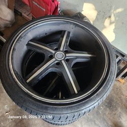 22in Wheels and Tires For 2010 Dodge Challenger 