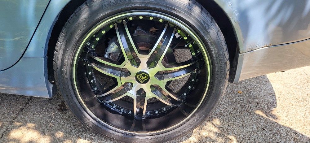 20" Rim's & Tires. Will Do Partial Trade For 3K Amp and Cash