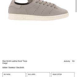 Stan Smith Leather Sock 'Trace Cargo