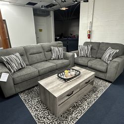 2 Pc Sofá And Loveseat 