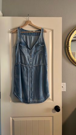 Sleeveless Denim Mini Dress