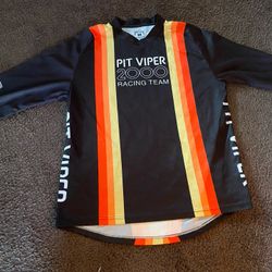 MTB Off Road Bike Jersey Size Medium Adult Pit Viper Racing