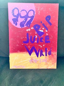 RIP Juice WRLD 999 Original Acrylic Painting