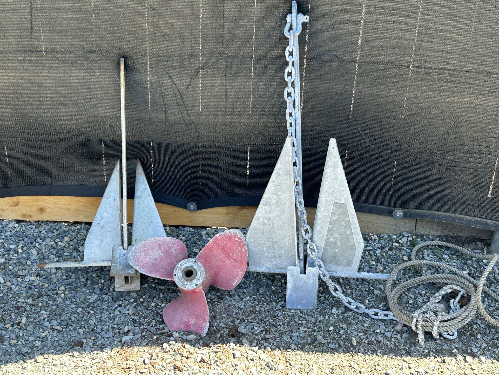 Yard Art Or Use For Boat Anchors