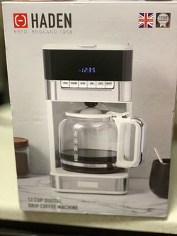 Haden 12-Cup Digital Coffee Maker
