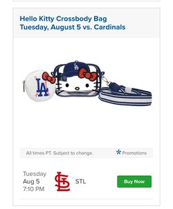 Dodgers Hello Kitty Night 