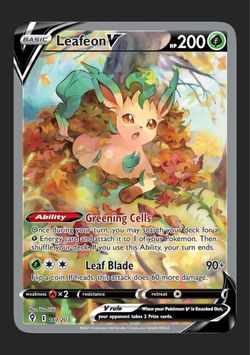 Leafeon V Pokémon Card 167/203