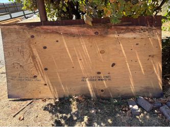 15/32 in. x 4 ft. x 8 ft Sheathing Plywood ( Actual: 0.438 in. x 48 in. x 96 in.).
