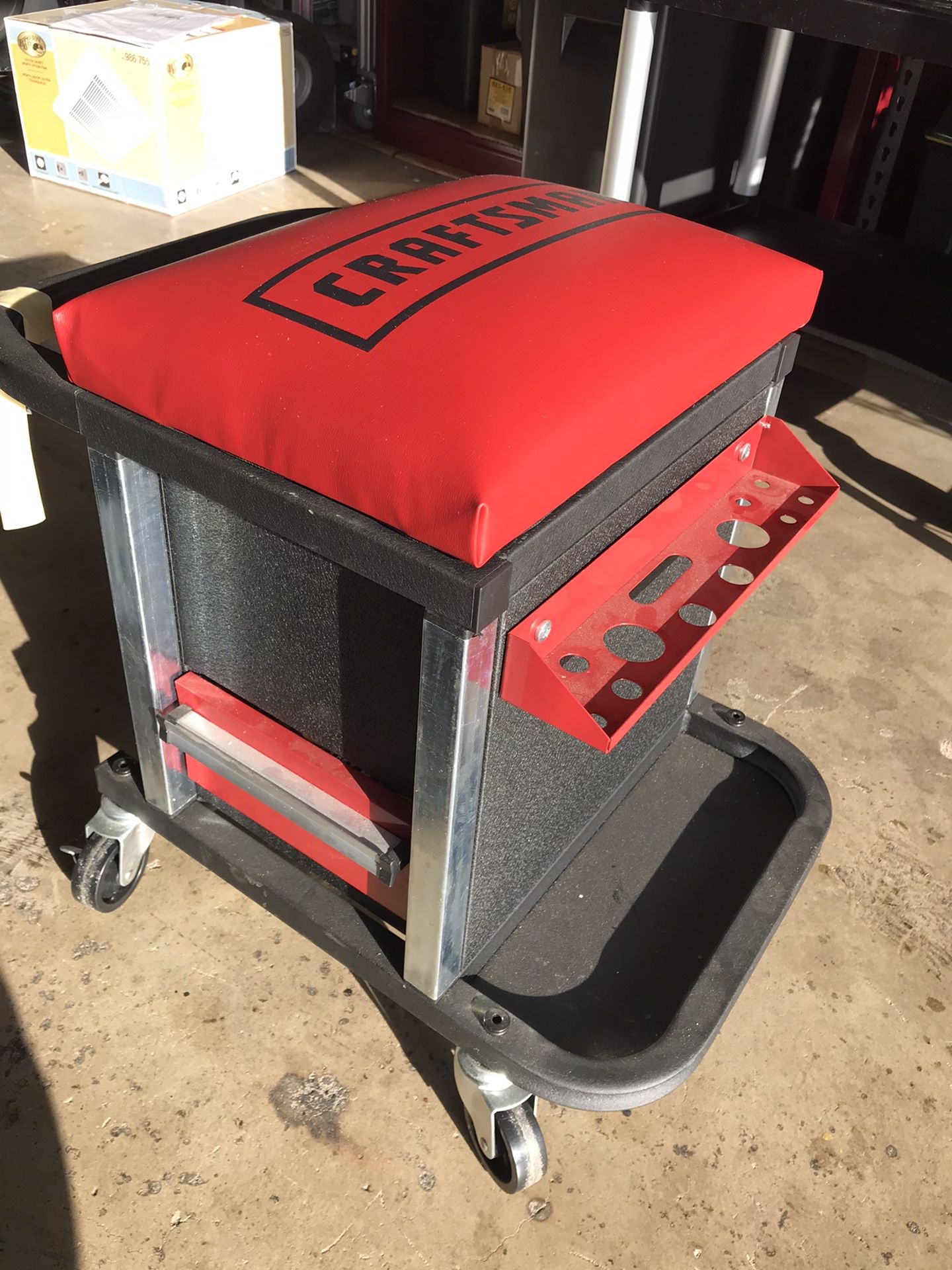 Craftsman Garage Glider Rolling Tool Chest Seat for Sale in San Diego