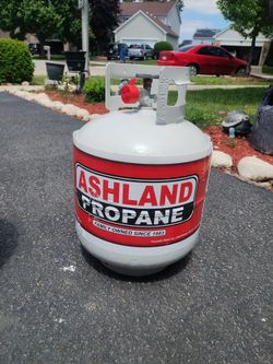 Full propane tank