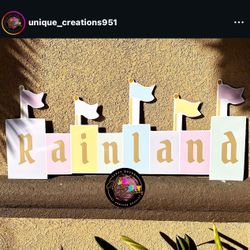 Disney Name Cutout &  Props 