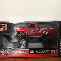 NEW! Bright R/C Red Chevy Silverodo Z71 1:64 2.4 HGZ